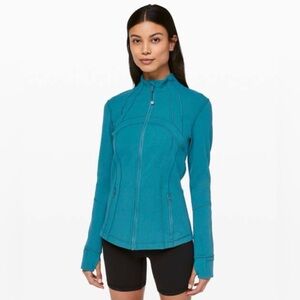 Lululemon Teal Align Zip Up Jacket Size 8 Great Condition